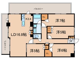 センチュリー尾山台グレイスの物件間取画像